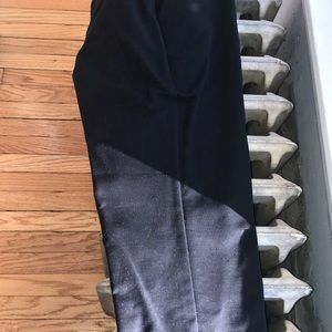 Ladies size 8 stretch straight fitted pants black